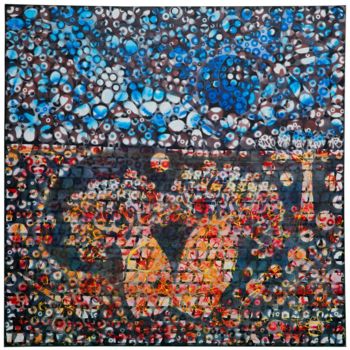 Painting titled "THE SACRED TWIN BAO…" by Andre Van Der Kerkhoff, Original Artwork, Acrylic