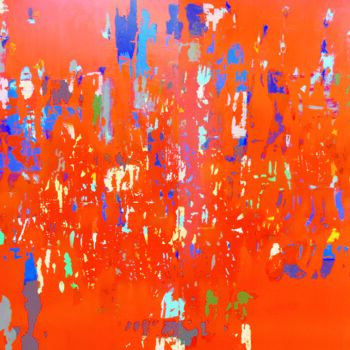 Painting titled "Then One Day Everyt…" by Sio Montera, Original Artwork, Acrylic
