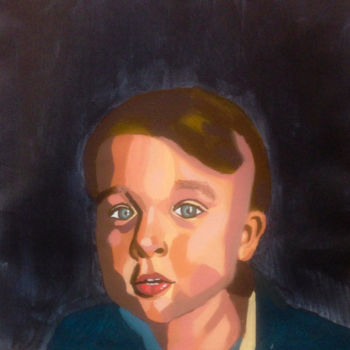 "Portrait Enfant" başlıklı Tablo Baptiste Gamus tarafından, Orijinal sanat, Akrilik