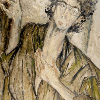 Peinture intitulée "Philippe M. (5)" par Dominique Bertrand, Œuvre d'art originale, Huile