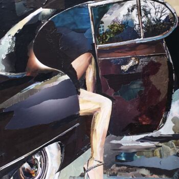 Collages intitulée "diplomatie" par Dana, Œuvre d'art originale