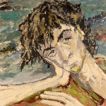 Peinture intitulée "Philippe M. (3) (6)" par Dominique Bertrand, Œuvre d'art originale, Huile