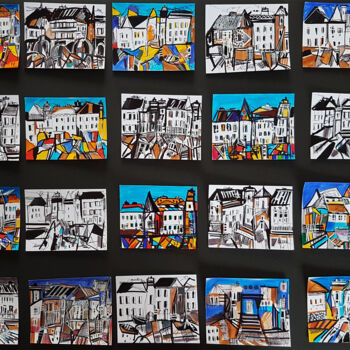 Peinture intitulée "Correspondances II…" par Muriel Cayet, Œuvre d'art originale