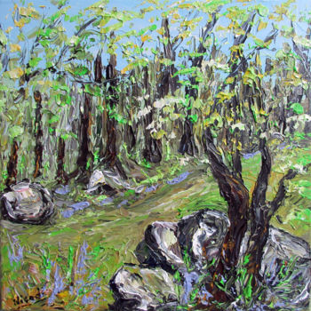 Malerei mit dem Titel "LE REVEIL DU PRINTE…" von Nicodi, Original-Kunstwerk, Acryl