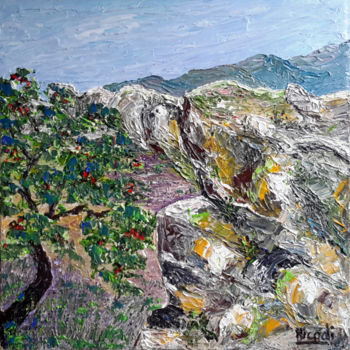 Peinture intitulée "UN ETE EN PROVENCE 3" par Nicodi, Œuvre d'art originale, Acrylique