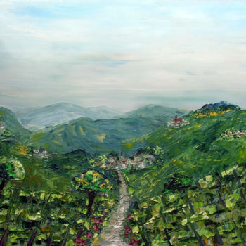 Painting titled "BEAUJOLAIS - PRINTE…" by Nicodi, Original Artwork, Oil
