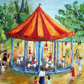 Painting titled "TOURNE...TOURNE MAN…" by Nicodi, Original Artwork, Acrylic