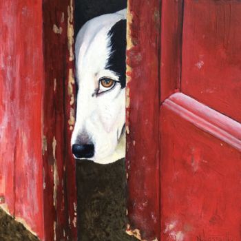 Peinture intitulée "Oscar" par Noëlle Lassailly, Œuvre d'art originale, Acrylique