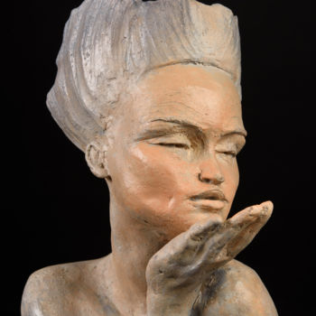 Sculpture intitulée "sirene-de-loire2.jpg" par Valerie Barrault, Œuvre d'art originale