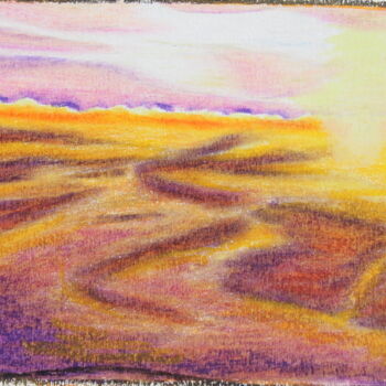 Peinture intitulée "Rêverie" par Corinne Brossier (Atelier de l'imaginaire), Œuvre d'art originale, Pastel
