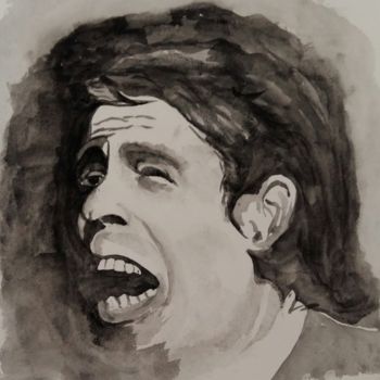 Pittura intitolato "jacques-brel.jpg" da Dominique Thivollier, Opera d'arte originale