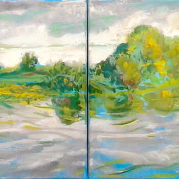 Painting titled "plein air sketch (1…" by Simon Taylor, Original Artwork