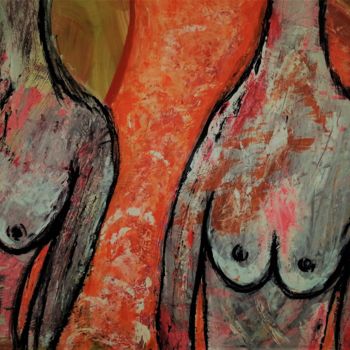Painting titled "DUO" by Mizzi, Original Artwork, Acrylic