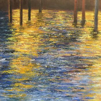 Peinture intitulée "Venise" par Anne Vignau, Œuvre d'art originale