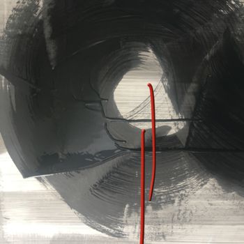 Painting titled "watching" by Skywalker, Original Artwork, Ink