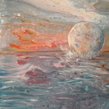 Peinture intitulée "Impact" par Super Sissi Acrylistic, Œuvre d'art originale, Acrylique Monté sur Châssis en bois