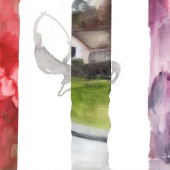 Painting titled "Collage of Painting…" by Janel Bragg, Original Artwork, Ink