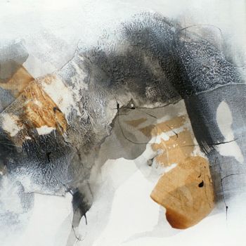 Peinture intitulée "A fleur de coeur (6)" par Isabelle Mignot, Œuvre d'art originale, Autre