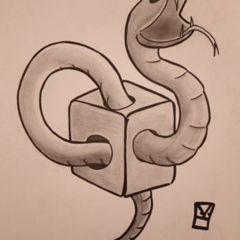 Drawing titled "Sorte" by Mattia Bugada, Original Artwork