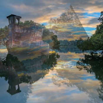 Photography titled "Photo refaite à ma.…" by Florence Castelli  Flofloyd, Original Artwork