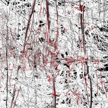 Schilderij getiteld "Paris buildings" door Skywalker, Origineel Kunstwerk, Inkt