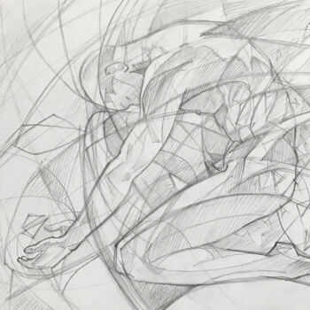Drawing titled "Solitude. Ch.H." by Sergey Sovkov, Original Artwork