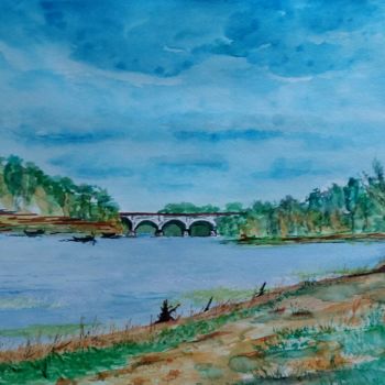 「bords-de-loire.jpg」というタイトルの絵画 Dominique Thivollierによって, オリジナルのアートワーク