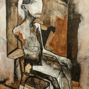 Peinture intitulée "Au bord d'un monde" par Jérôme Oudot "Trëz", Œuvre d'art originale, Acrylique