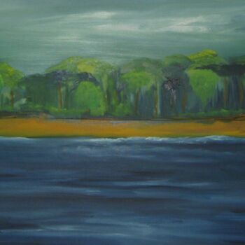 Painting titled "Punta-de-Mita-Mexico" by Peter Stutz, Original Artwork, Oil