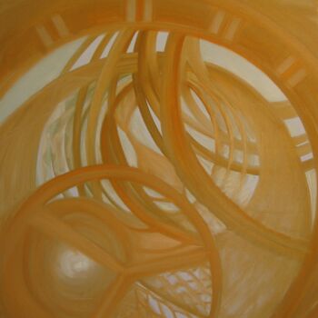 Painting titled "Cosmic-Clock-our-He…" by Peter Stutz, Original Artwork, Oil