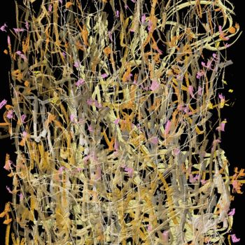 Painting titled "cheese flowers" by Skywalker, Original Artwork, Ink