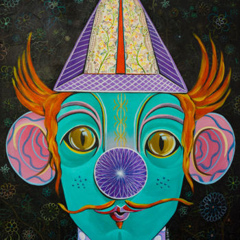 Pintura titulada "Bigodom" por Ivaan Hansen, Obra de arte original, Acrílico