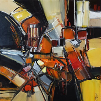 Peinture intitulée "Like Isabella Bird" par Muriel Cayet, Œuvre d'art originale, Acrylique