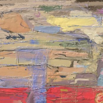 Painting titled "20171025river" by Skywalker, Original Artwork, Ink