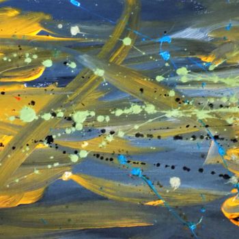 Ζωγραφική με τίτλο "Leftovers #2" από James Presley, Αυθεντικά έργα τέχνης, Ακρυλικό