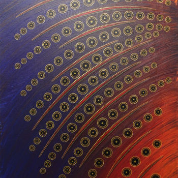 Painting titled "Roulements" by Jonathan Pradillon, Original Artwork, Acrylic Mounted on Wood Stretcher frame