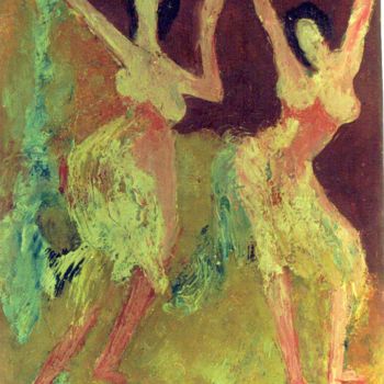 绘画 标题为“DANZE DANCE AND DAN…” 由Anandswaroop Manchiraju, 原创艺术品, 其他