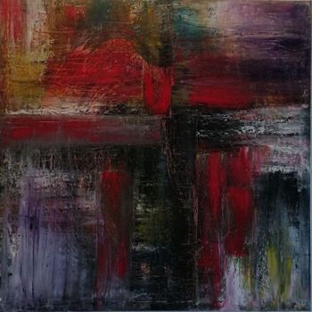 Peinture intitulée "La Croix ©" par Bega, Œuvre d'art originale, Huile