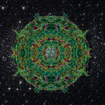 Arte digital titulada "4-outer-space-manda…" por Michael Schwahn, Obra de arte original
