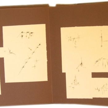 Peinture intitulée "Stadtebuch-1 (vue n…" par Serge Chamchinov, Œuvre d'art originale