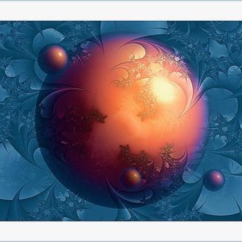 Artisanat intitulée "NARANJA" par Pix-Peinture Kabuki, Œuvre d'art originale