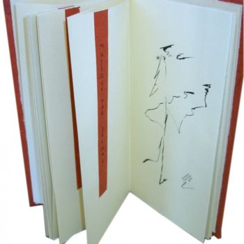 "Par les pas de dans…" başlıklı Tablo Serge Chamchinov tarafından, Orijinal sanat, Mürekkep