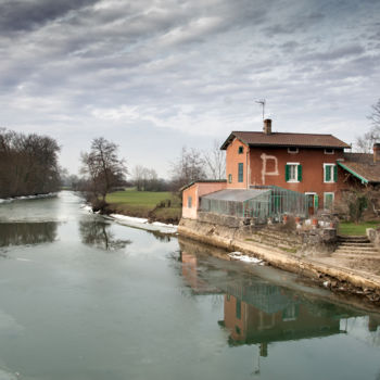 Photography titled "Pont de Veyle" by Karine Revillon, Original Artwork