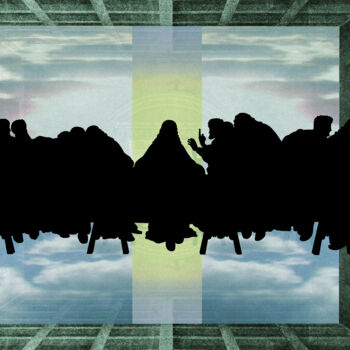 Arte digital titulada "10-the-room-and-the…" por Michael Schwahn, Obra de arte original, Pintura Digital