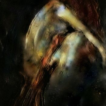 Pittura intitolato "The guitar" da Diana Surge, Opera d'arte originale, Altro