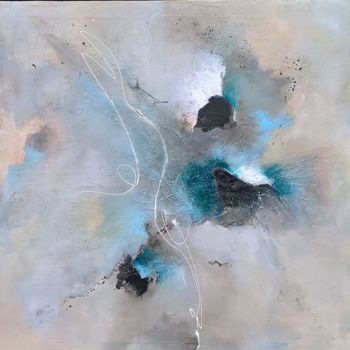 Painting titled "Le saut de l'ange" by Isabelle Dewez, Original Artwork