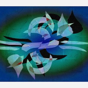 Artisanat intitulée "NUIT D'AFRIQUE" par Pix-Peinture Kabuki, Œuvre d'art originale