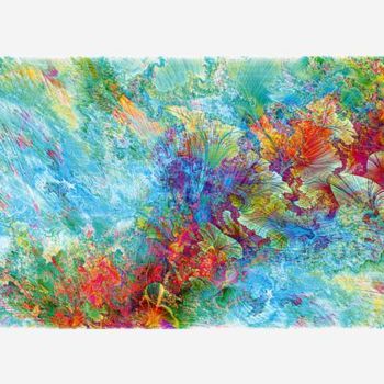 Artisanat intitulée "IMPRESSION" par Pix-Peinture Kabuki, Œuvre d'art originale