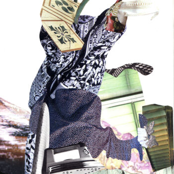 Collages titled "Sans Titre 126" by Denis Reitz, Original Artwork