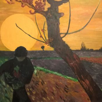 제목이 "Le semeur au soleil…"인 미술작품 Pascal Collin로, 원작